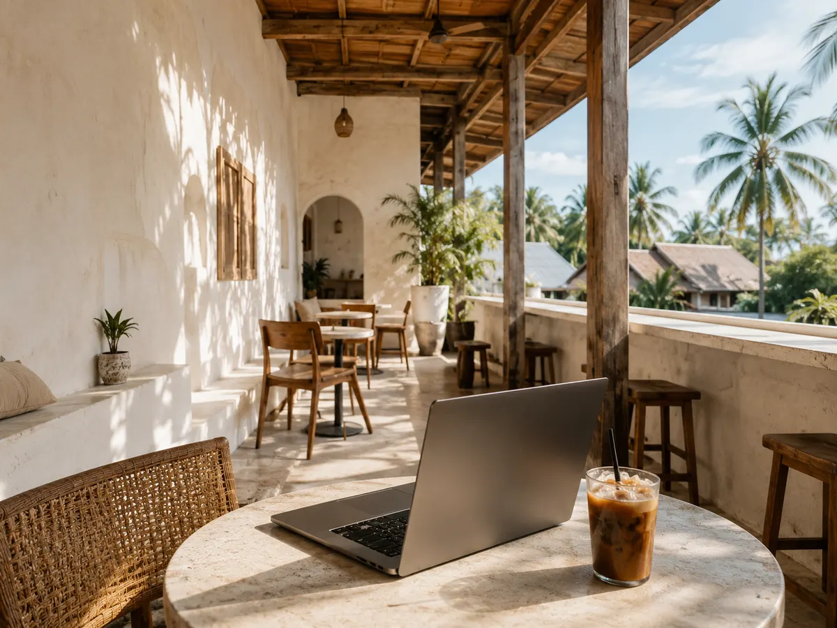 Laptop open on the Thai e-Visa online application portal
